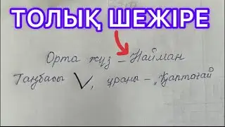 ТОЛЫҚ ШЕЖІРЕ‼️НАЙМАН РУЫ ШЕЖІРЕСІ 1-бөлім✅және ҚҰНДЫ ДЕРЕКТЕР 