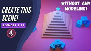 Create This Scene WITHOUT Any Modeling! | Blender 2.93 | World Astrix