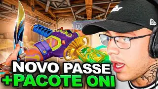 MOSTRANDO O NOVO PASSE DE BATALHA + PACOTE ONI 2.0 DO VALORANT!