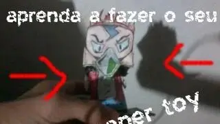 Como fazer um  PAPER TOY ( montagem e construçâo )