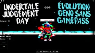 Evolution Geno Sans Gamepass | Roblox Undertale Judgement Day
