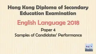 DSE English 2018 Paper 4 Speaking - Sample Analysis