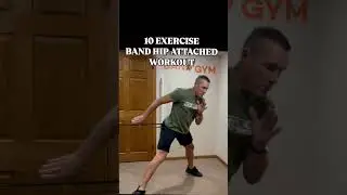 10-Exercise Band Hip Attached Workout #bandworkout