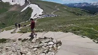 At the peak of Rocky Mountain ⛰️🌄
