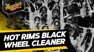 Meguiar's Hot Rims Black Wheel Cleaner - Deep Cleaning for All Black Wheel Finishes
