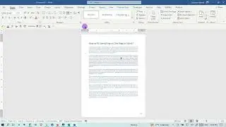 How to Fit everything on One Page iņ Word | Hidden Feature of The One-Click 