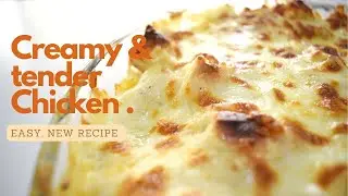 All you need is Chicken,Potato,Pasta,Milk to make Creamy, Tender Chicken Recipe وصفة دجاج كريمي سهلة