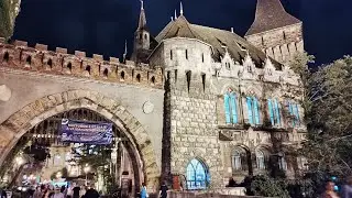 Ночь музеев в Будапеште. По дороге в очередной музей.