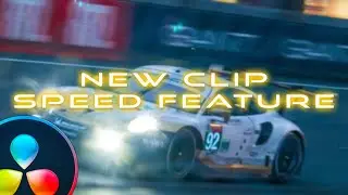 New Clip Speed Feature in DaVinci Resolve 17