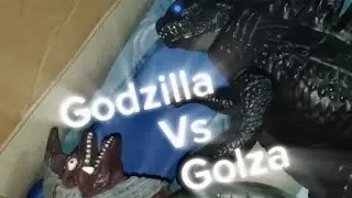 Godzilla Vs Golza: Stop motion battle