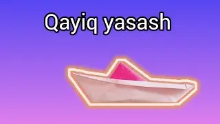 ajoyib yaxta yasash qog'ozdan