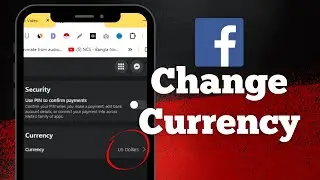 How do You Change Currency of Facebook Marketplace?