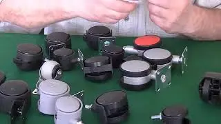 Пластиковые колеса для мебели