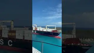 MSC ship meets Cruise ship