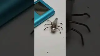 1.5v micro spider #robot battery #ai #hacks