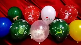 FUN NEW YEAR CHRISTMAS BALLOONS POP PART 2!!!