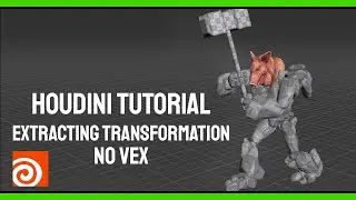 Quick Tip: Extract Mesh Transform in Houdini without VEX