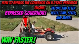 How To Bypass The Governor On Any 212cc Predator Engine! (Without Opening The Engine)