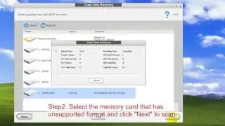 Memory card has unsupported unrecognized format memory stick recovery