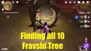 Pale Fire world quest looking for all 10 Fravashi Tree walkthrough | Genshin Impact 3.6 phase 2