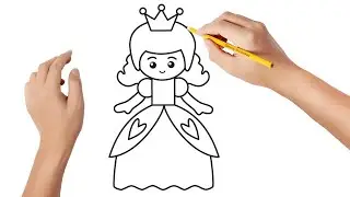 Como desenhar uma princesinha