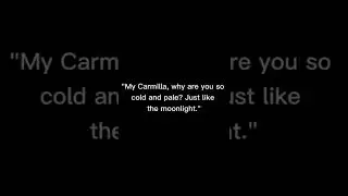 Cecelion and Carmilla love story #shorts