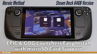 EPIC & GOG Launchers Easy Install with microSD Card Support
