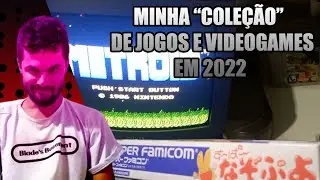 Um Vídeo ESTRANHO sobre a minha COLEÇÃO de VIDEOGAMES || Limpando o Porão #2 (o retorno?)