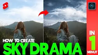Create DRAMATIC SKY in Photoshop 2023 l Blend If Trick to Create Drama 