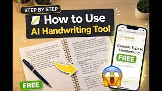 How to Convert Text to Handwriting PDF for Free — Penwork Tutorial
