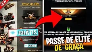 COMO TER O PASSE DE ELITE DE GRAÇA NO FREE FIRE!