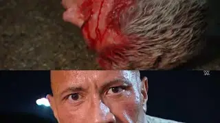 The Rock keeps his promise, makes Cody Rhodes bleed