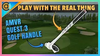 AMVR Meta Quest 3 Golf Club attachment. Golf+ approved