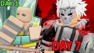 Noob to PRO in JUST 7 Days in Anime Defenders | Roblox