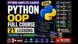 ONE SHOT! Advanced Python OOP Complete Course 2026 | 3+ Hour Full Course