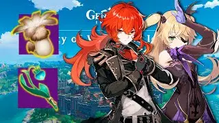 Genshin Impact - Rotas de Itens coletaveis para Ascensão de Personagem