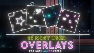 DAY-1/30 | 15 Most Used Overlays Pack | Drive link | For AM/AE Users