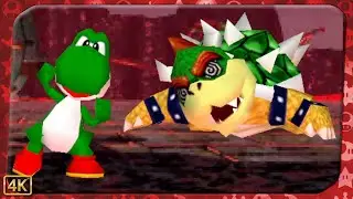 Mario Party 2 for N64 ⁴ᴷ Bowser Land (Yoshi gameplay)