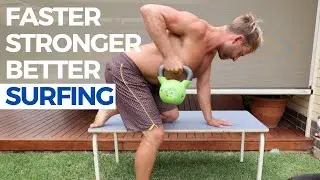 12 MINUTE SURFING WORK OUT | follow along with Kale Brock