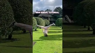 Step-by-Step Side Aerial Tutorial 🤸‍♀️✨ 
