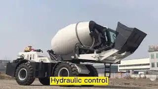 3 cubic meter self-loading concrete mixer
