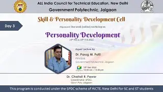 Personality Development by Dr. Parag Patil