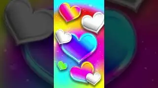 Colorful candy love jelly