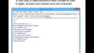 8 Validation password regular expressions