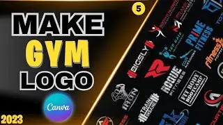 How to make gym logo design in canva | gym logo | canva tutorial | 2B tech