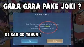 BUSET, GARA-GARA PAKE JOKI DI BAN 30 TAHUN ! PENJOKI PAKE CHIT ? NGERI BANGET