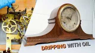 Very Oily 1935 Ingraham Mantel Clock (Restoration)