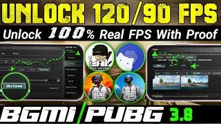 Unlock 100% REAL 120 / 90 FPS in BGMI 3.8 Update With Proof😱 Unlock 120 / 90 FPS in PUBG 3.8 Update😱