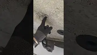 Осмотр монолитной плиты перекрытия- сняли плёнку