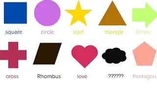 SHAPE NAMES | GEOMETRIC SHAPES |